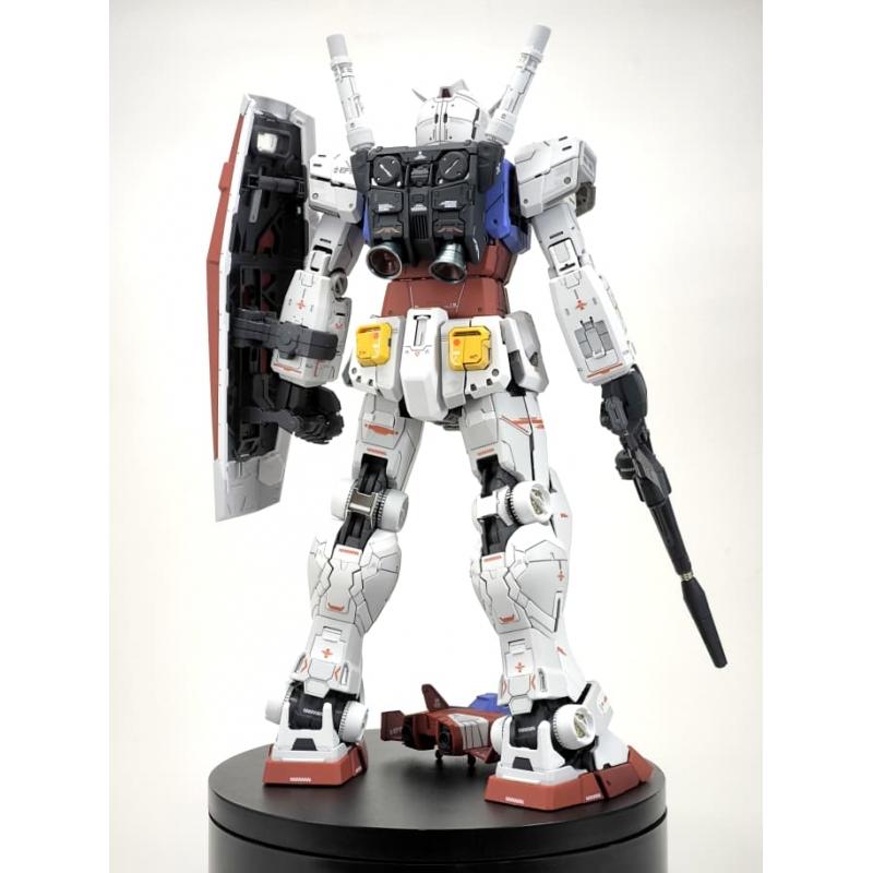 Siap Pasang Assembled PG 1/60 UNLEASHED RX-78-2 Gundam with Panel Line Water Decal and Top Coating