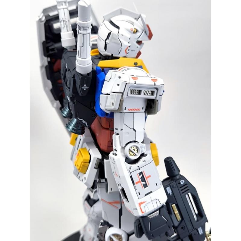 Siap Pasang Assembled PG 1/60 UNLEASHED RX-78-2 Gundam with Panel Line Water Decal and Top Coating