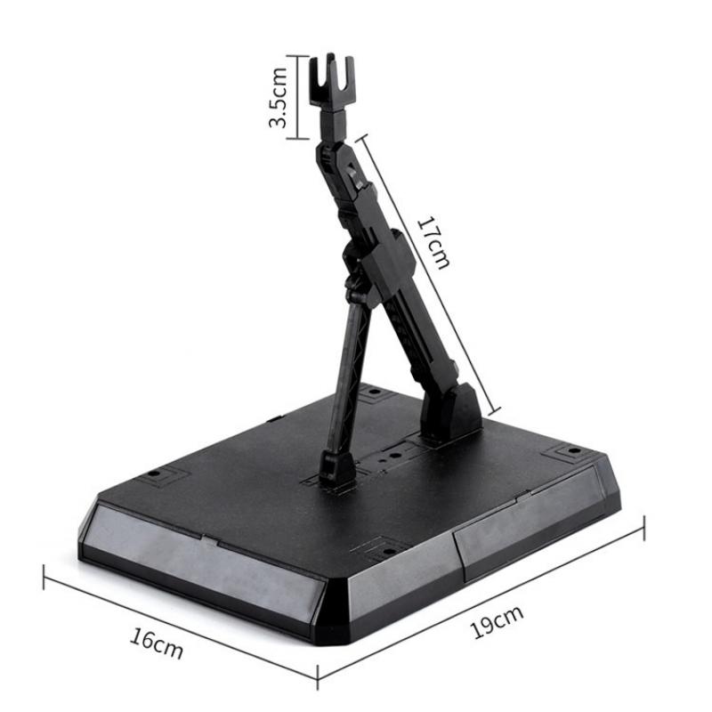 Universal Display Action Base / Stand for HG MG 1/144 1/100 Scale Model Kit with Drawer (Black)