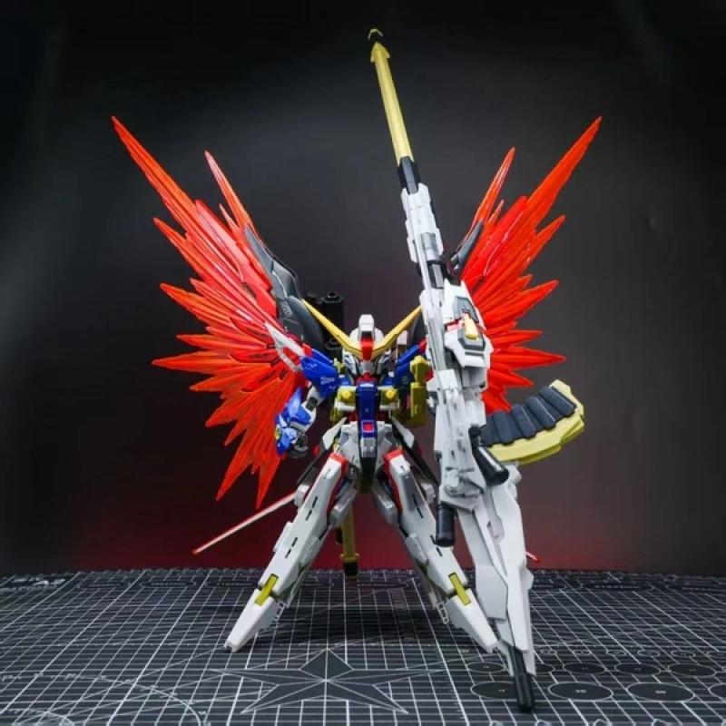 Supa MGSD Destiny Gundam + Zeus Silhouette
