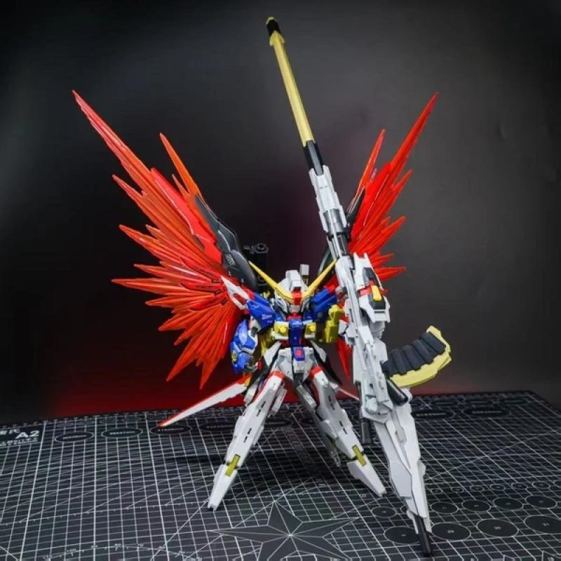 Supa MGSD Destiny Gundam + Zeus Silhouette