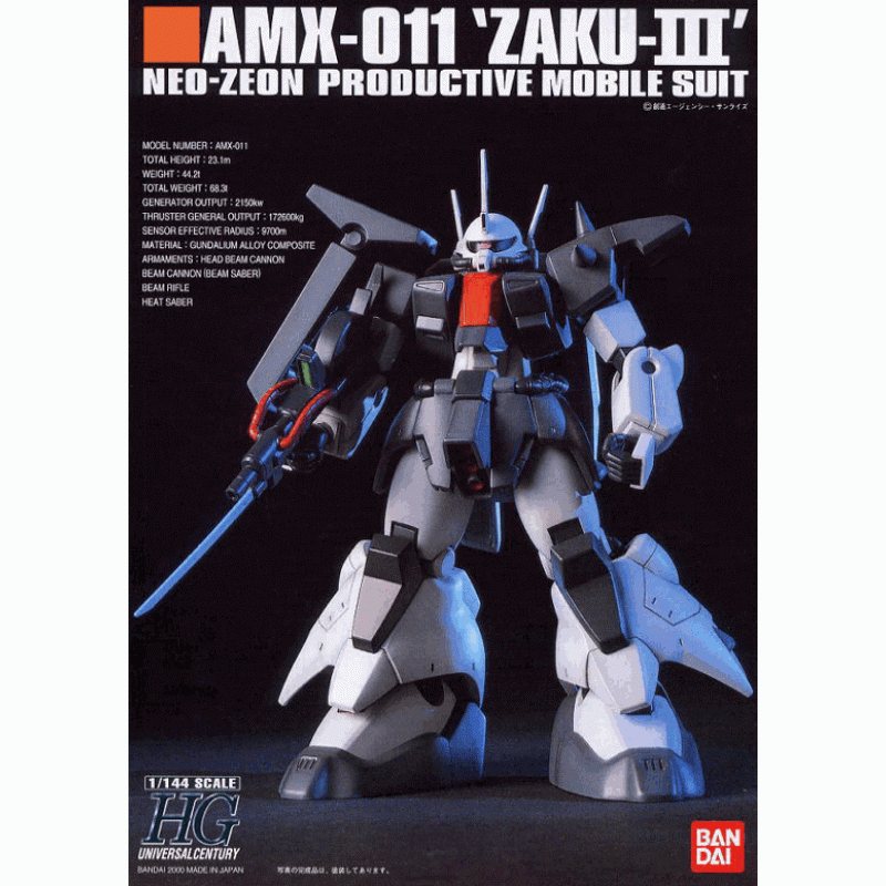 [014] HGUC 1/144 AMX-011 Zaku III