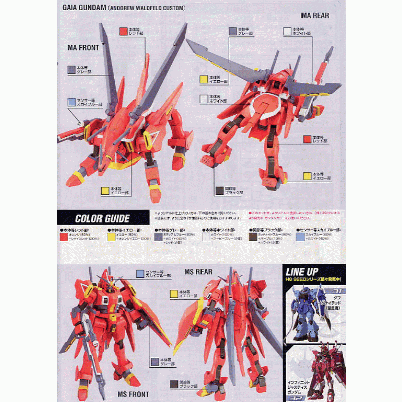 [033] HG 1/144 Gaia Gundam (Andrew Waldfeld Custom)