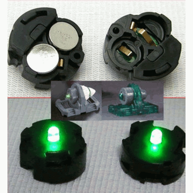 MG 1/100 EXIA / 00 QAN[T] / Green LED light (1 pair) - China Version