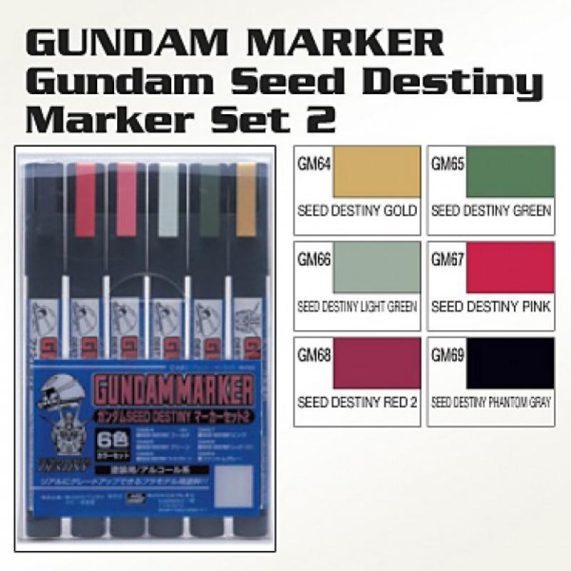 GMS115 Gundam Marker Gundam SEED Destiny Set 2
