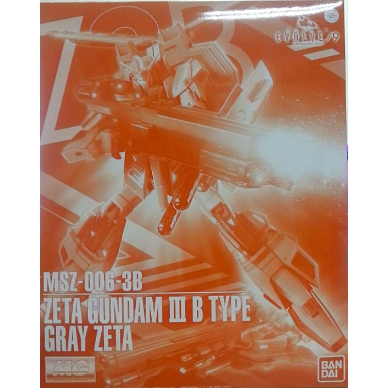 P-Bandai Exclusive: MG 1/100 MSZ-006-3b Zeta Gundam III B Type Gray Zeta
