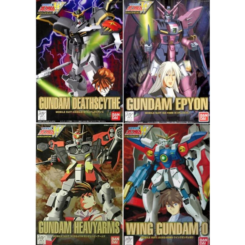 [4 in 1] FG 1/144 Wing Gundam Zero, Heavy Arm, Deathscythe, Epyon