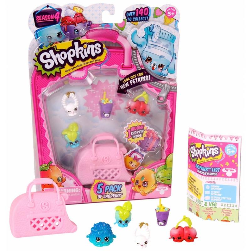 [Moose] Shopkins S4 - 5 Pack
