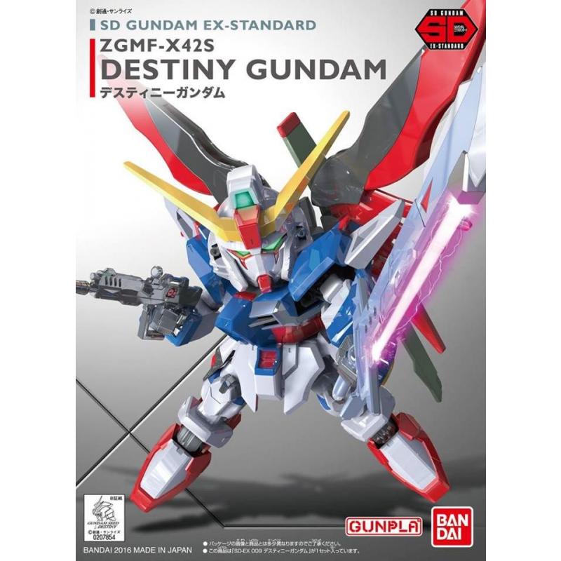 [4 in 1] SD Ex-Standard - Red Frame,00 Gundam, Destiny Gundam, Gundam Barbatos