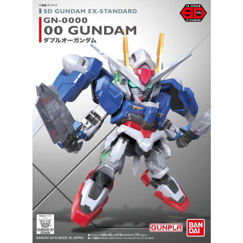 [4 in 1] SD Ex-Standard - Red Frame,00 Gundam, Destiny Gundam, Gundam Barbatos