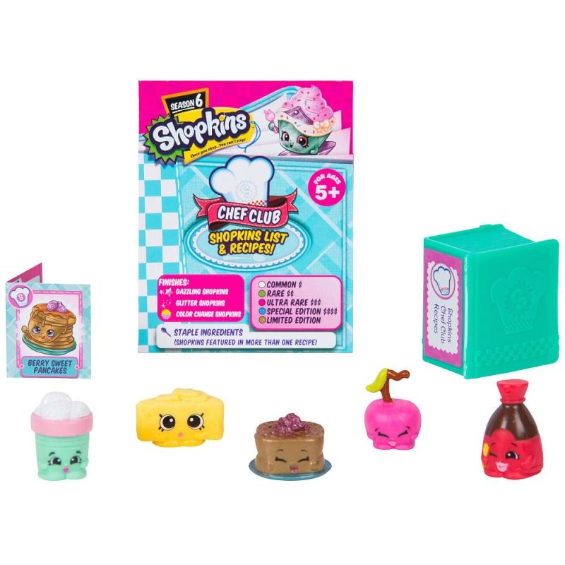 [Moose] Shopkins S6 - 5 Pack (Chef Club)