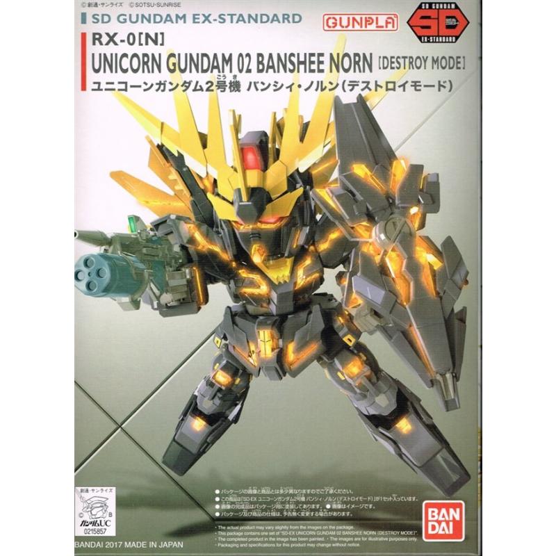 [5 in 1] SD Ex-Standard - Try Burning, Deathscythe, Sinanju, Barbatos Lupus, Banshee Norn