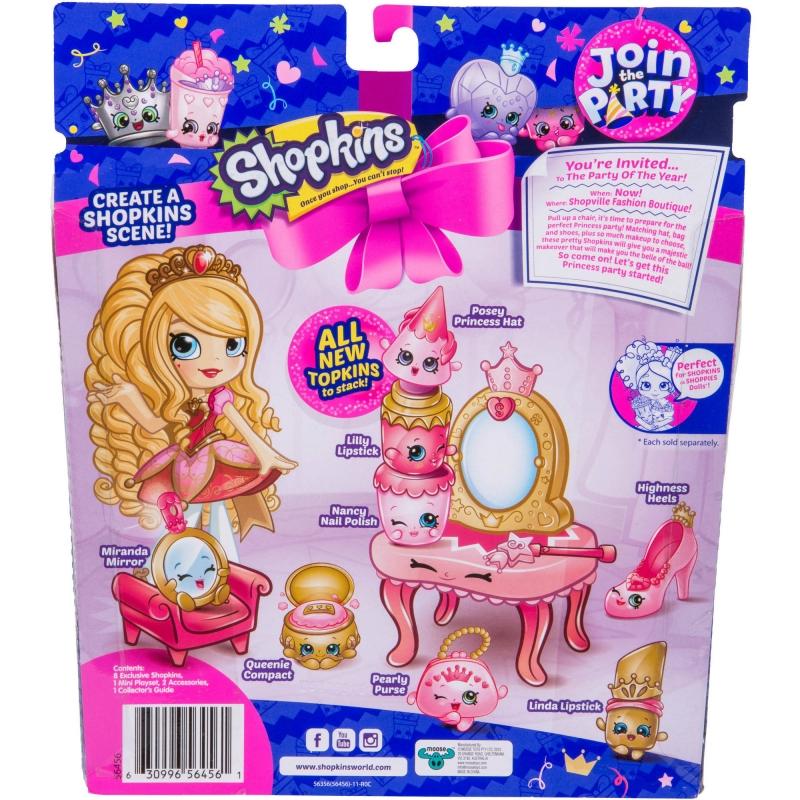 [Moose] Shopkins S7 Theme Pack - Princess Party Collection