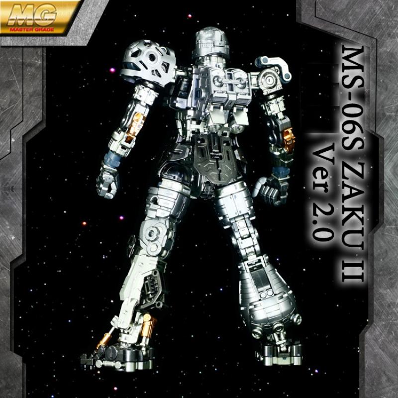 Special Coating : MG 1/100 Char's Zaku II Ver.2.0 (Third party paint job)