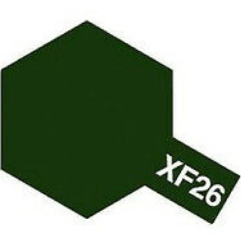 Tamiya Color Enamel Paint XF-26 Deep Green (10ML)