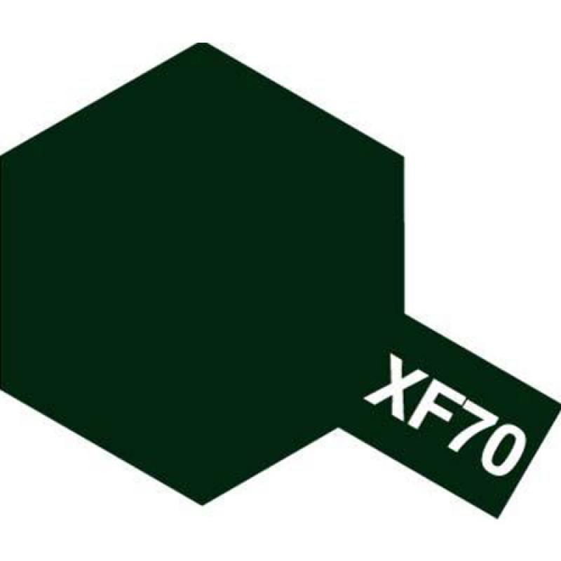 Tamiya Color Enamel Paint XF-70 Dark Green 2 (10ML)