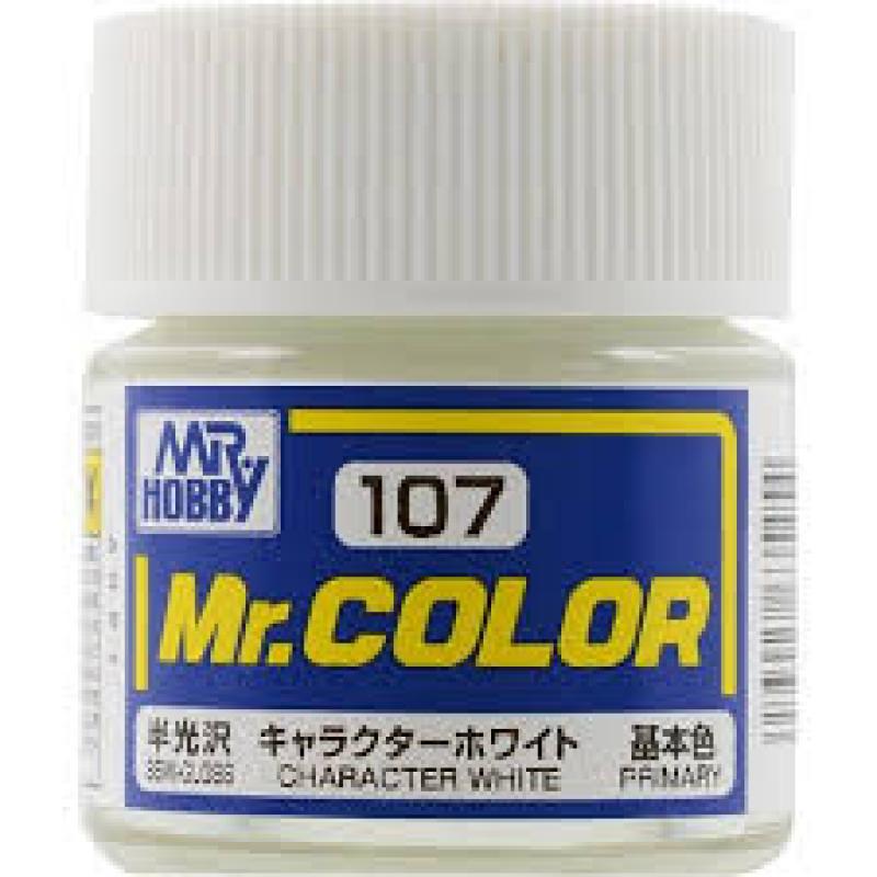Mr. Hobby-Mr. Color-C107 Character White Semi-Gloss (10ml)