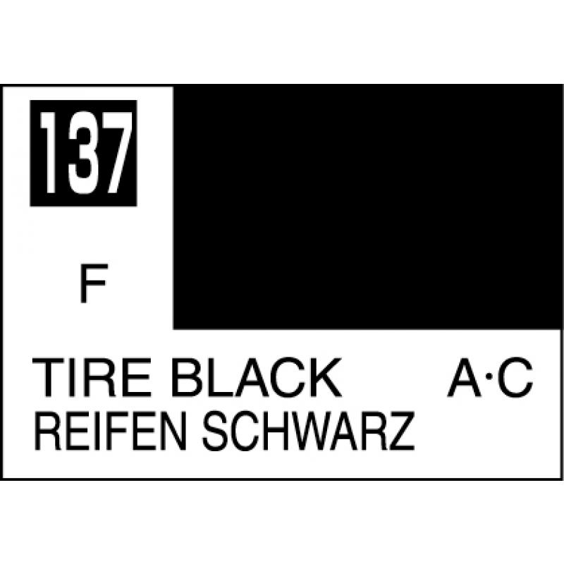 Mr. Hobby-Mr. Color-C137 Tire Black Flat (10ml)