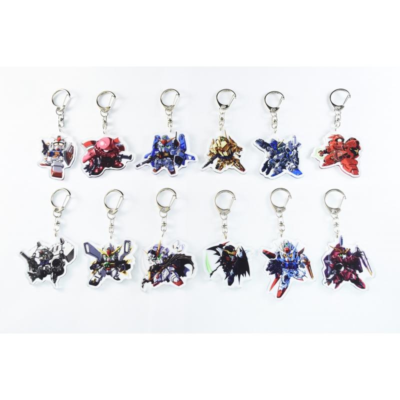 Gundam Anima Characters Acrylic Keychain - Super Gundam (5cm x 5cm)