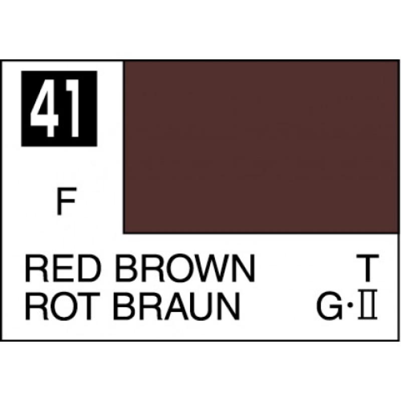 Mr. Hobby-Mr. Color-C041 Red Brown 3/4 Flat (10ml)