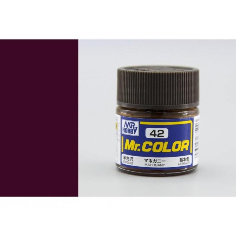 Mr. Hobby-Mr. Color-C042 Mahogany Semi-Gloss (10ml)