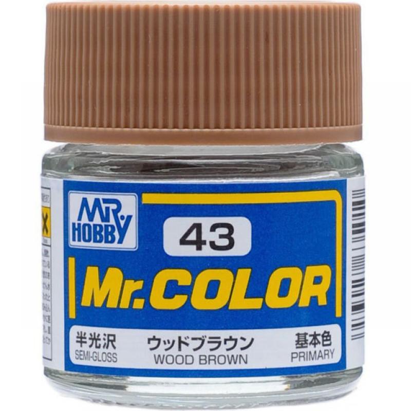 Mr. Hobby-Mr. Color-C043 Wood Brown Semi-Gloss (10ml)