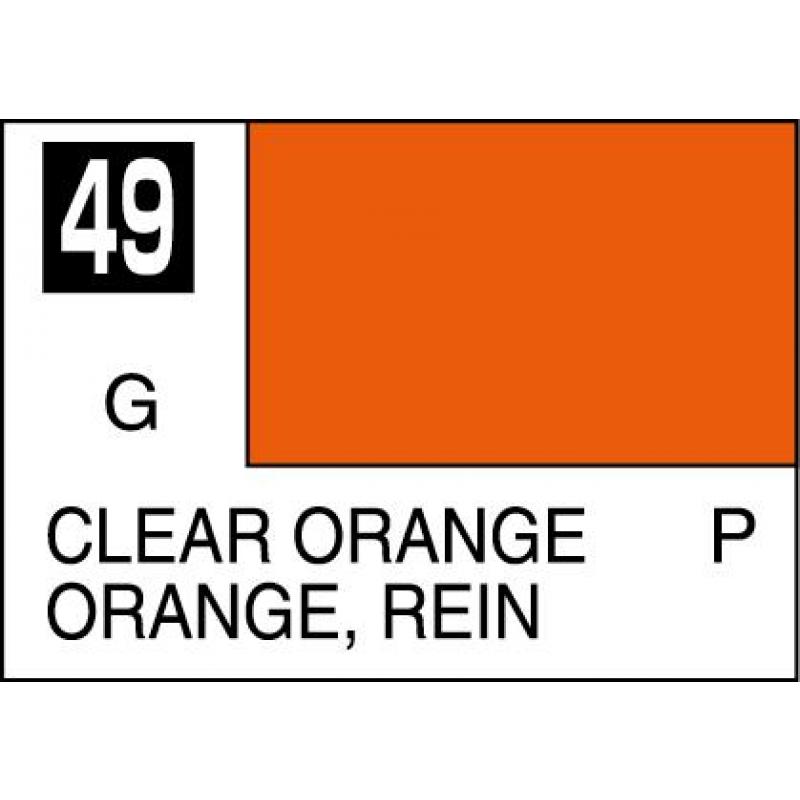 Mr. Hobby-Mr. Color-C049 Clear Orange Gloss (10ml)