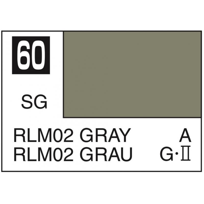 Mr. Hobby-Mr. Color-C060 RLM02Gray Semi-Gloss (10ml)