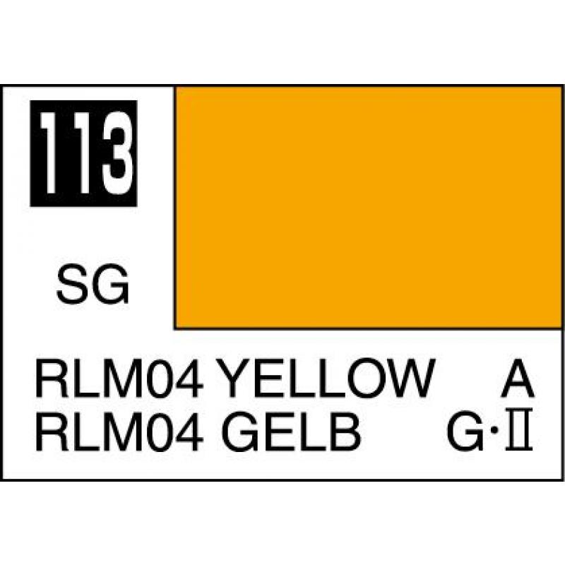 Mr. Hobby-Mr. Color-C113 RLM04 Yellow Semi-Gloss (10ml)