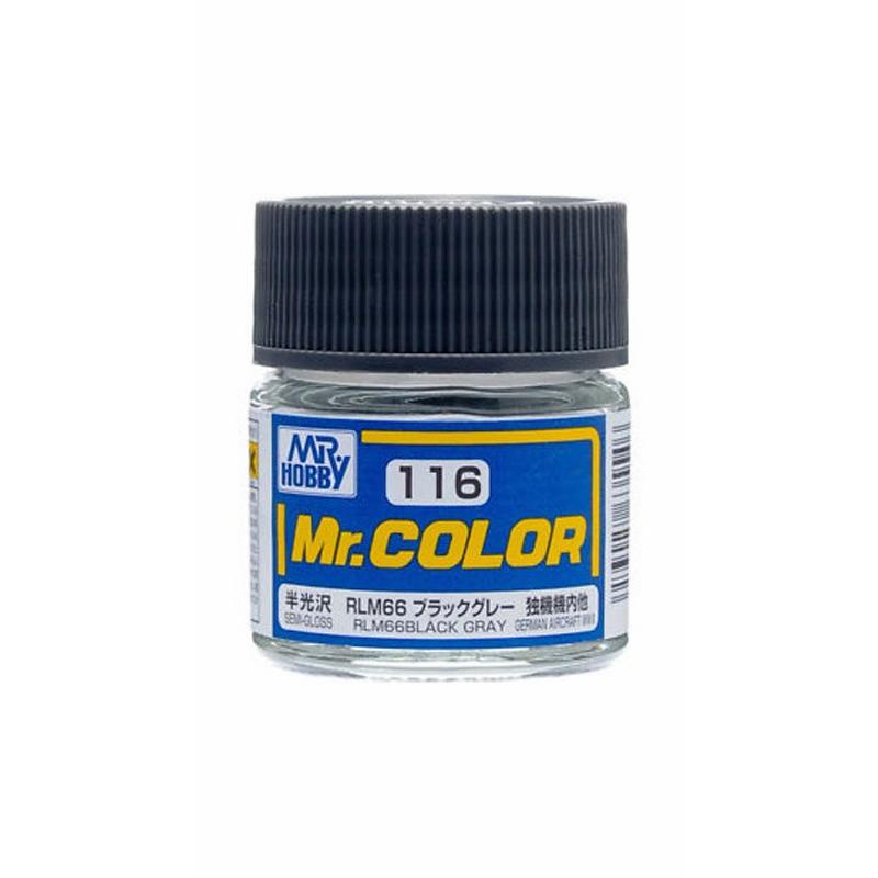 Mr. Hobby-Mr. Color-C116 RLM66 Black Gray Semi-Gloss (10ml)