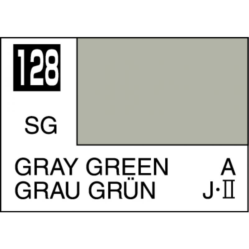 Mr. Hobby-Mr. Color-C128 Gray Green Semi-Gloss (10ml)