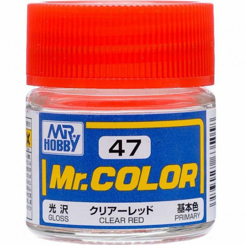 Mr. Hobby-Mr. Color-C047 Clear Red Gloss (10ml)
