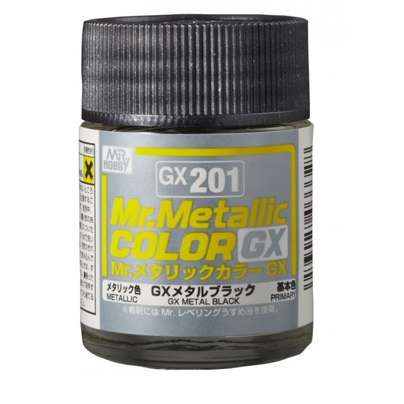 Mr. Hobby-Mr. Color-GX201 Metal Black (18ml)