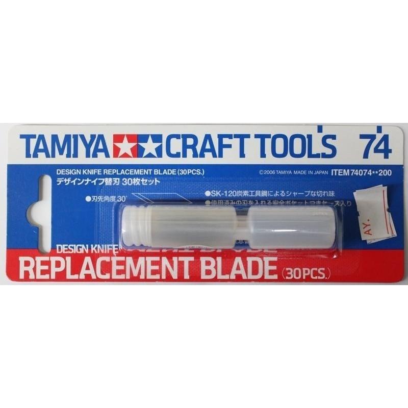 Tamiya Craft Tools Design Knife Replacement Blade (30 pcs.)