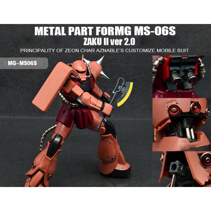 [Metal Part] MG 1/100 Char's Zaku Metal Enhancement Part Set