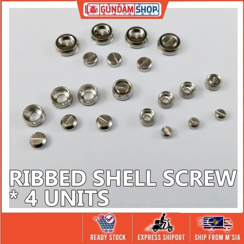 [Metal Part] 4.0mm Ribbed Shell Screw * 4 units