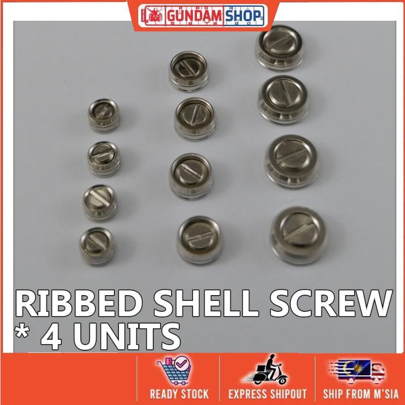 [Metal Part] 3.0mm Ribbed Shell Screw * 4 units