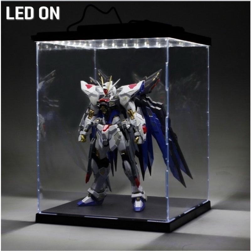 HG/RG/MG Gundam Display Case with LED (20x20x30 cm)