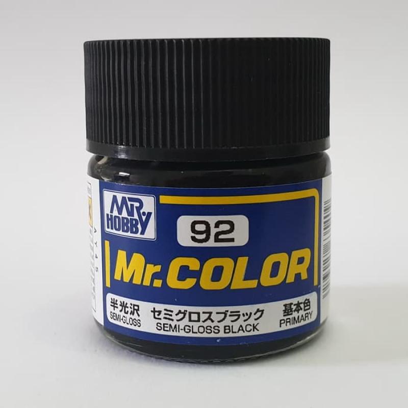 Mr. Hobby-Mr. Color-C092 Semi-Gloss Black (10ml)