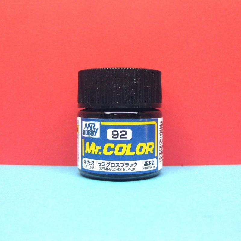 Mr. Hobby-Mr. Color-C092 Semi-Gloss Black (10ml)