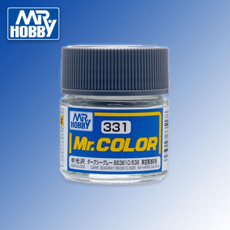 Mr. Hobby-Mr. Color-C331 Dark Seagray BS381C 638 (10ml)