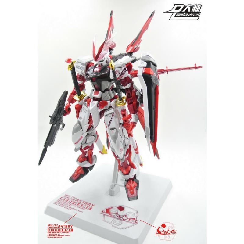[Da Lin] Water Decal for MG 1/100 Astray Red Frame with Backpack (Bronzing Color Coating)