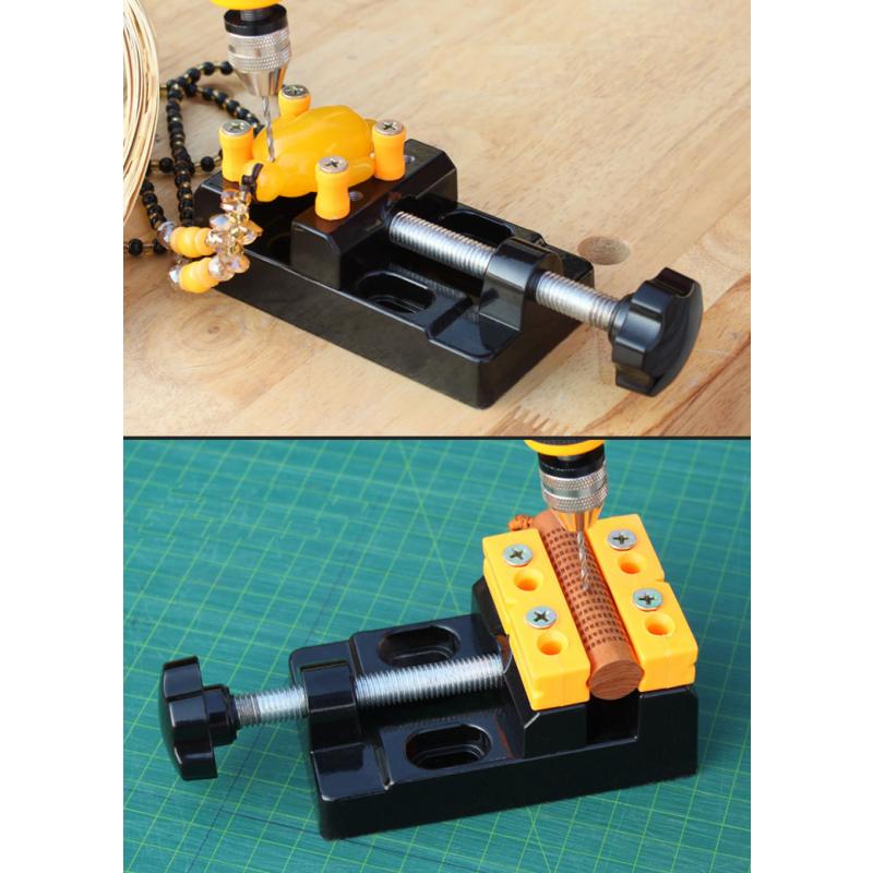 Adjustable Small Vise Bench Clamp Tool Plastic Screw Vise