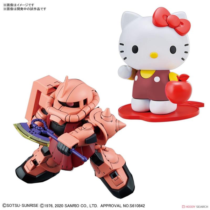SD Ex-Standard Gundam Cross Silhouette Hello Kitty / Zaku II Principality of ZEON Char Aznable Mobile Suits