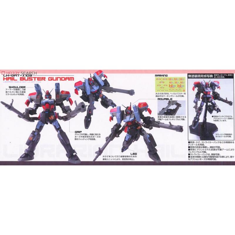 [018] NG 1/100 Hail Buster Gundam