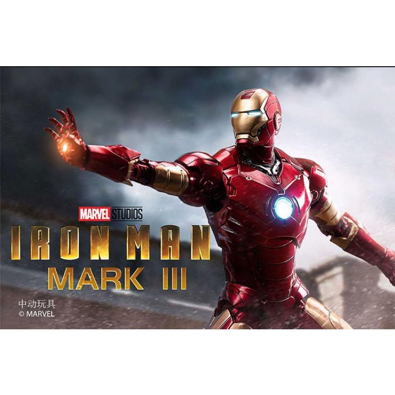 ZD Iron Man MK III 3 - comes with Tamashii Base and LED