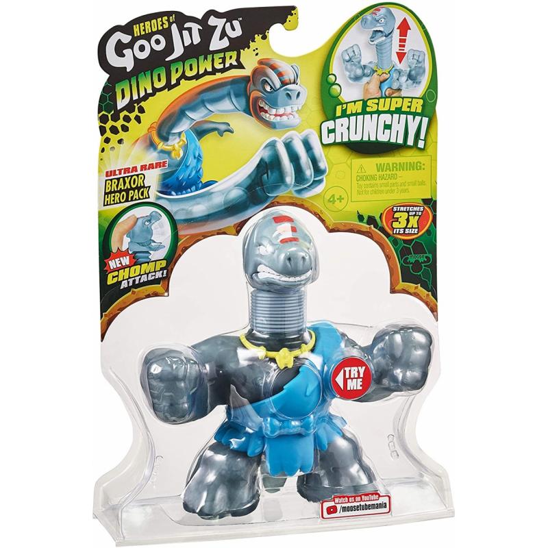 Original Heroes Of Goo Jit Zu Dino Power Hero Pack - Braxor (Ultra Rare)