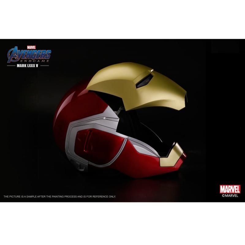 Emodel Morstorm - 1:1 scale Iron Man MARK 85 wearable Helmet with Bluetooth Speaker Base