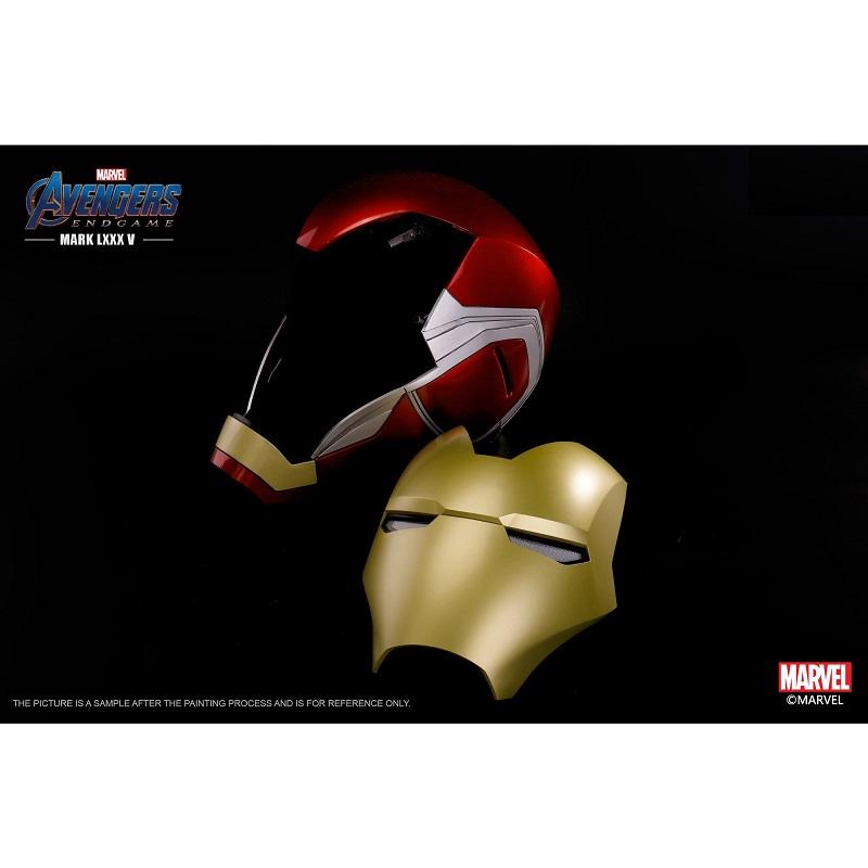 Emodel Morstorm - 1:1 scale Iron Man MARK 85 wearable Helmet with Bluetooth Speaker Base