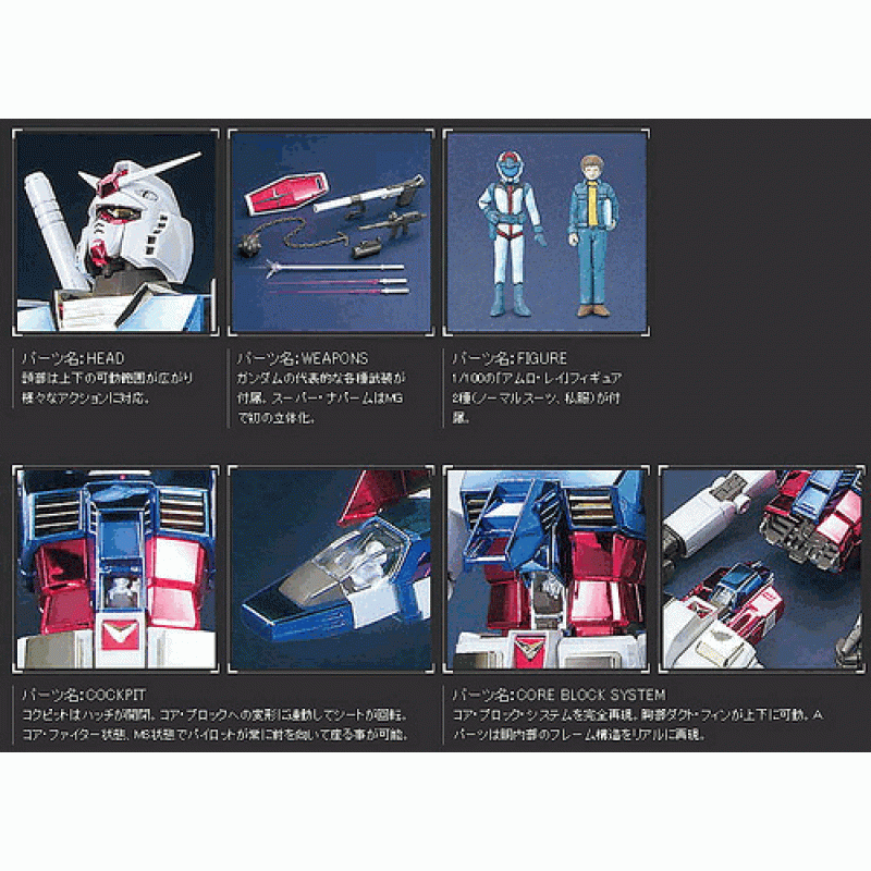 MG 1/100 RX-78-2 Gundam Ver.2.0 (Titanium Finish)